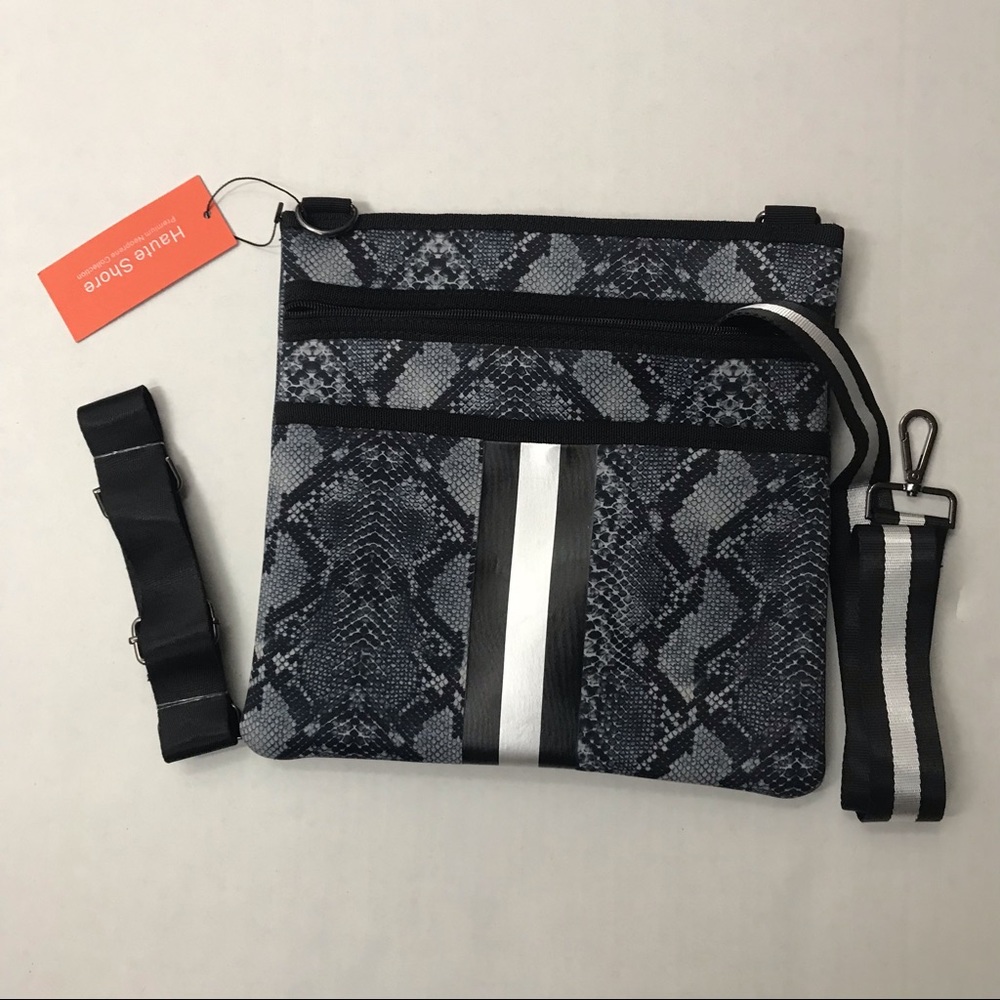 NWT Haute Shore Peyton Vogue Gray Python Crossbody - Picture 6 of 6